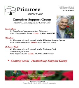 Caregiver Support Groups Flyer